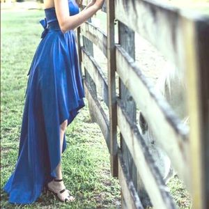 Strapless High/Low Formal